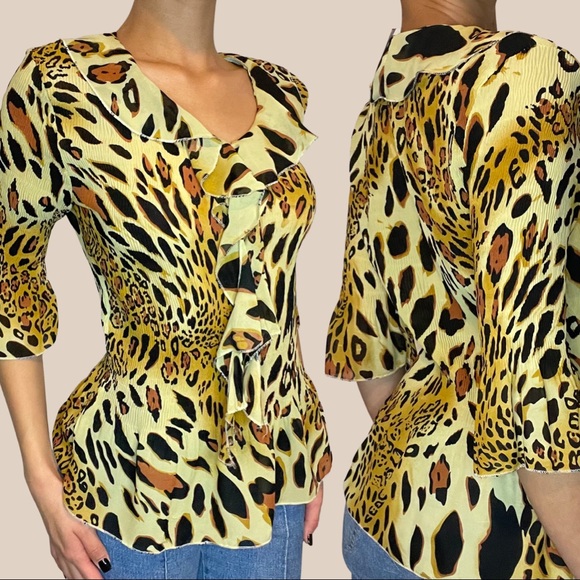 Animal print blouse - Picture 2 of 4